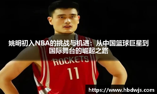 姚明初入NBA的挑战与机遇：从中国篮球巨星到国际舞台的崛起之路
